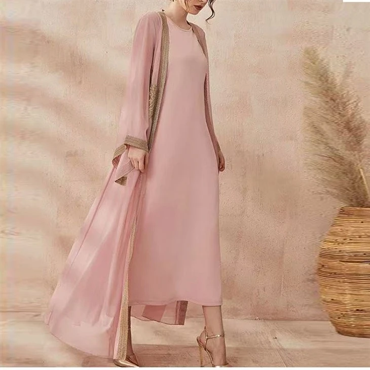 Muslim Arab Dress Middle East Dubai Dress High Quality Women's Casual Dress OEM