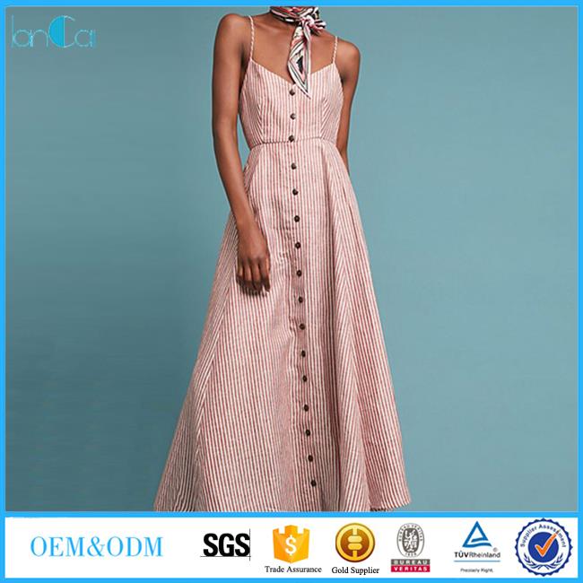 Women Long Linen Dresses Summer